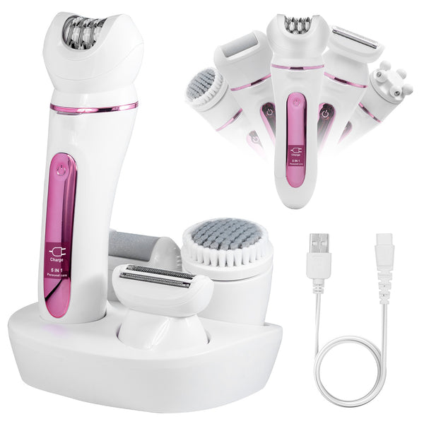 1Pc 5 In 1 Electric Body Epilator